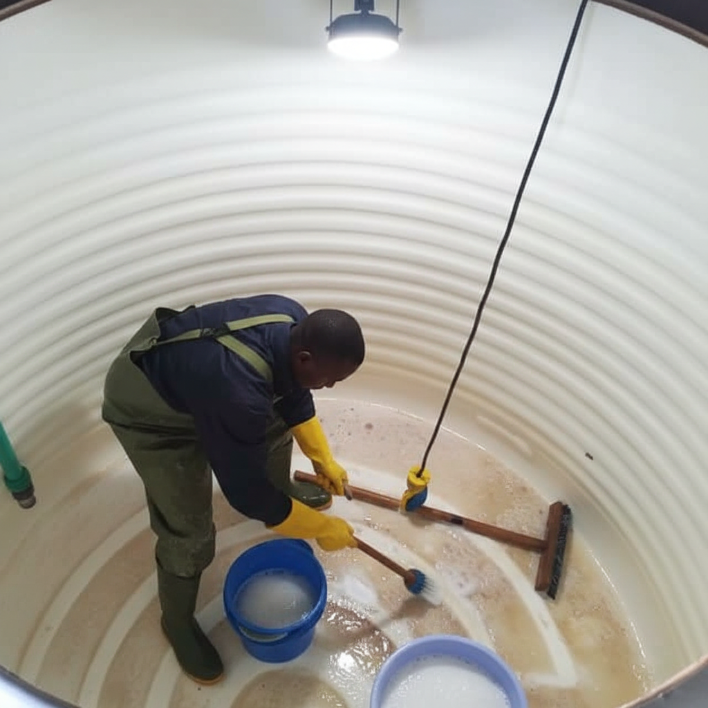 تنظيف خزانات المياه في مكه